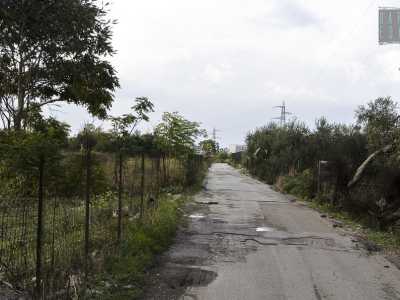La piccola lingua di asfalto dissestato prosegue nell'agro tra Mungivacca e Japigia